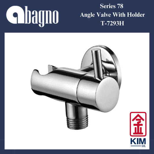 Abagno Series 72 Angle Valve With Holder (T-7293H)