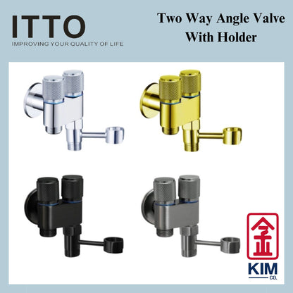 Itto Stainless Steel 304 Two Way Angle Valve With Holder