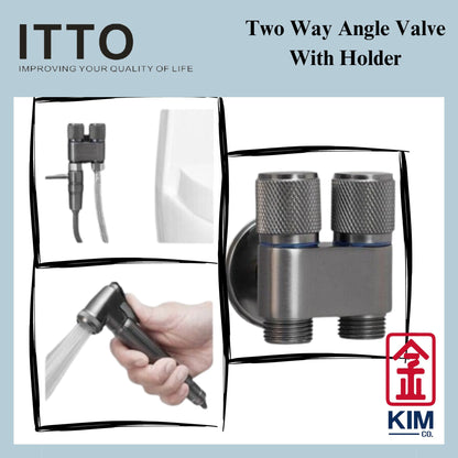 Itto Stainless Steel 304 Two Way Angle Valve With Holder (IT-W1733)