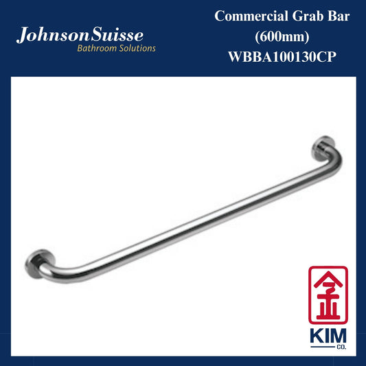 Johnson Suisse Commercial Safety Grab Bar 600mm (WBBA100130CP)