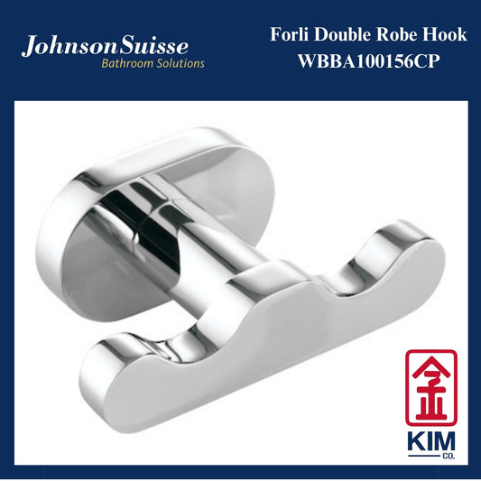 Johnson Suisse Forli Double Robe Hook (WBBA100156CP)