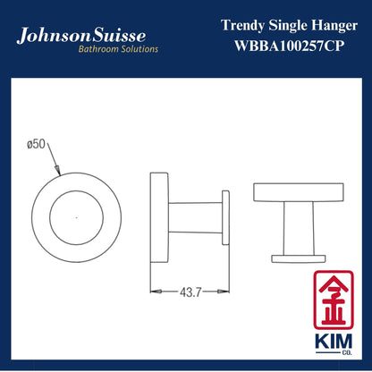 Johnson Suisse Trendy Hanger (WBBA100257CP)