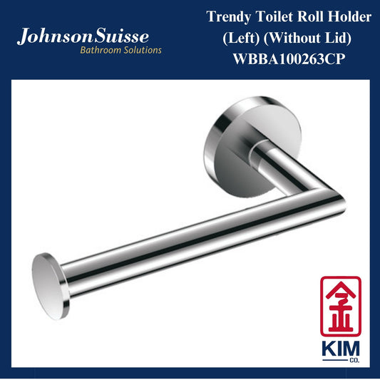 Johnson Suisse Trendy Toilet Roll Holder Without Lid (Left) (WBBA100263CP)