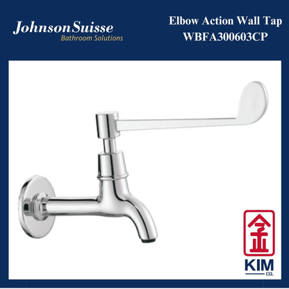 Johnson Suisse Wall Mounted Elbow Action Wall Tap (WBFA300603CP)