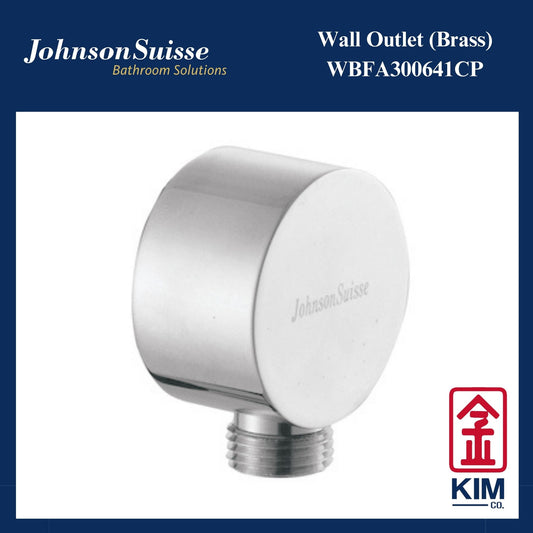 Johnson Suisse Wall Outlet (Brass) (WBFA300641CP)