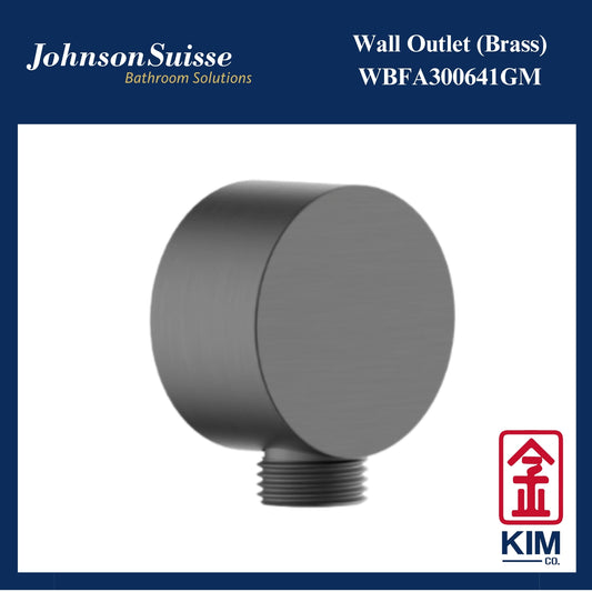 Johnson Suisse Wall Outlet (Brass) (Gunmetal) (WBFA300641CP)