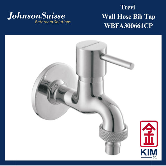 Johnson Suisse Trevi Wall Hose Bib Tap (WBFA300661CP)