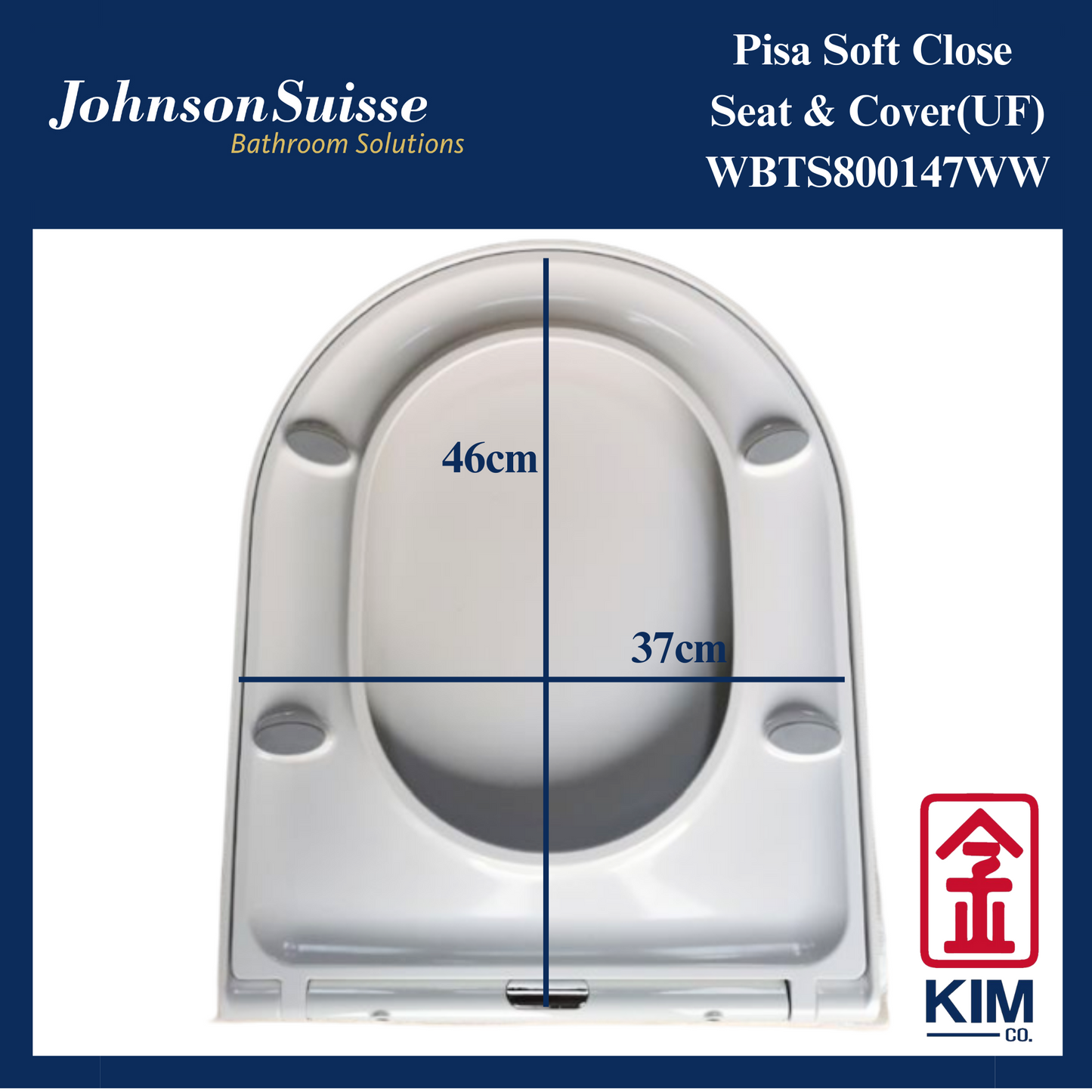 Johnson Suisse Pisa / Sienna Soft Seat & Covers (UF) (WBTS800147WW)