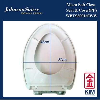 Johnson Micca Soft Close Seat & Cover (UF)(WBTS800160WW)