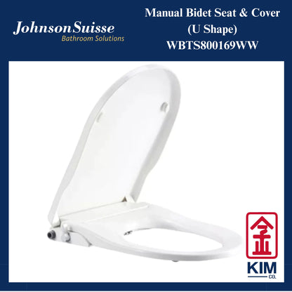 Johnson Suisse Manual Bidet Seat & Cover U Shape (WBTS800169WW)