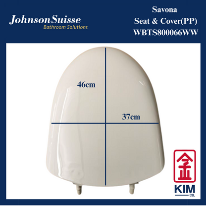 Johnson Suisse Savona Seat & Cover (PP)(WBTS800066WW)
