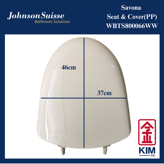 Johnson Suisse Savona Seat & Cover (PP)(WBTS800066WW)
