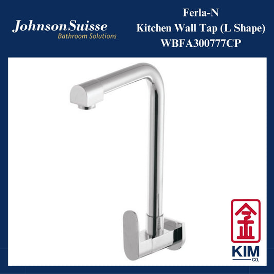 Johnson Suisse Ferla-N Wall Mounted Kitchen Sink Tap (WBFA300777CP)