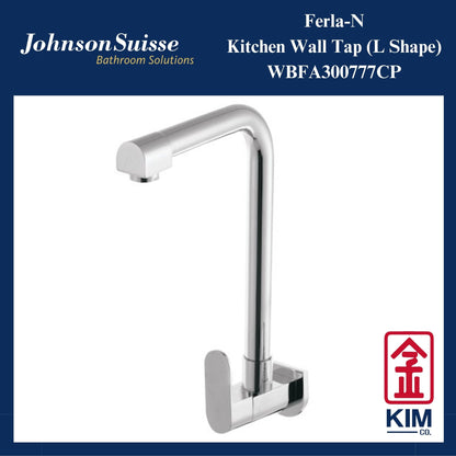 Johnson Suisse Ferla-N Wall Mounted Kitchen Sink Tap (WBFA300777CP)