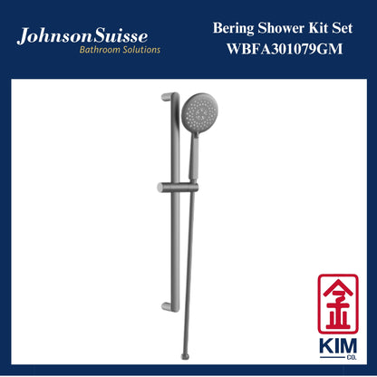 Johnson Suisse Bering Shower Kit (Gunmetal) (WBFA301079GM)