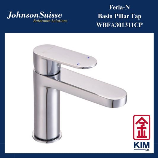 Johnson Suisse Ferla-N Basin Pillar Tap (WBFA301311CP)