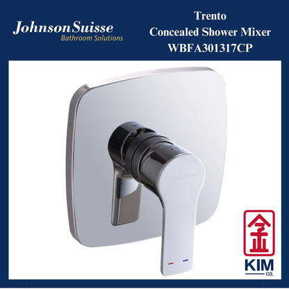 Johnson Suisse Trento Concealed Shower Mixer (WBFA301317CP + WBFA301321CP)