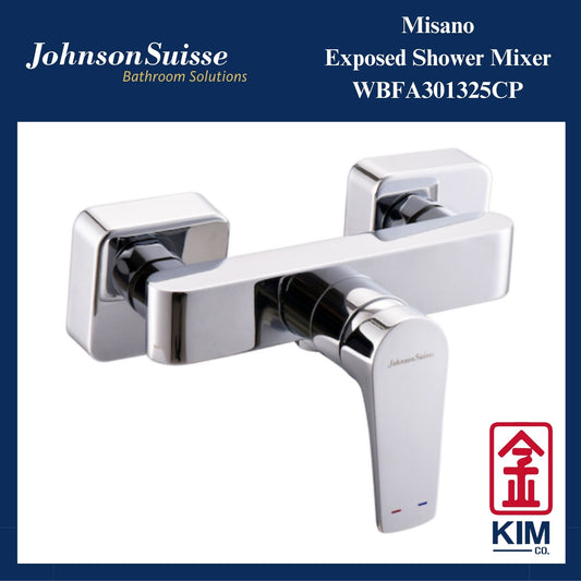 Johnson Suisse Misano Exposed Shower Mixer Without Shower Kit (WBFA301325CP)