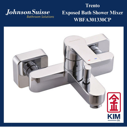 Johnson Suisse Trento Exposed Bath Shower Mixer Without Shower Kit (WBFA301330CP)