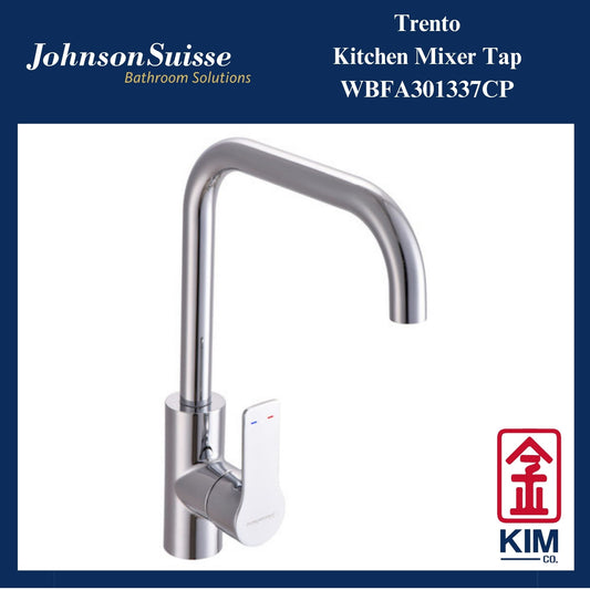 Johnson Suisse Trento Deck Mounted Kitchen Sink Mixer Tap (WBFA301337CP)