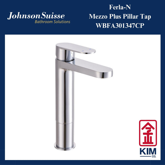 Johnson Suisse Ferla-N Mezzo Plus Basin Pillar Tap (WBFA301347CP)