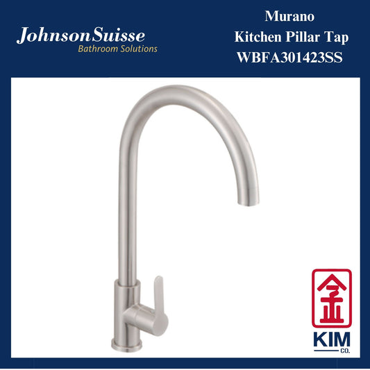 Johnson Suisse Murano Deck Mounted Kitchen Sink Tap (WBFA301423SS)