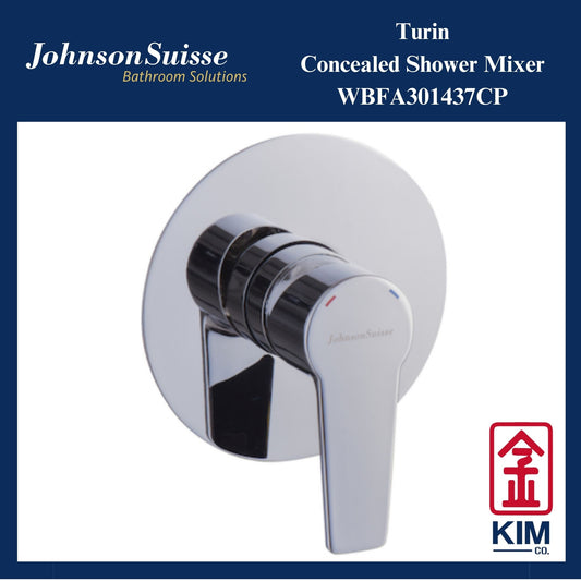 Johnson Suisse Turin Concealed Shower Mixer (WBFA301437CP)