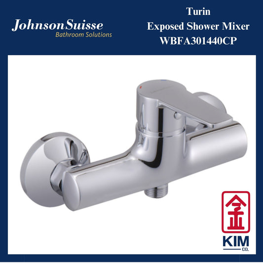 Johnson Suisse Turin Exposed Shower Mixer Without Shower Kit (WBFA301440CP)