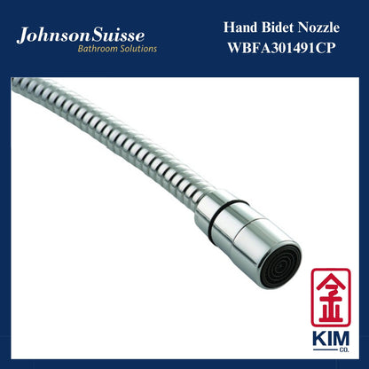 Johnson Suisse Hand Bidet Nozzle Cw 1.2m Bidet Hose (Without Wall Bracket) (WBFA301491CP)