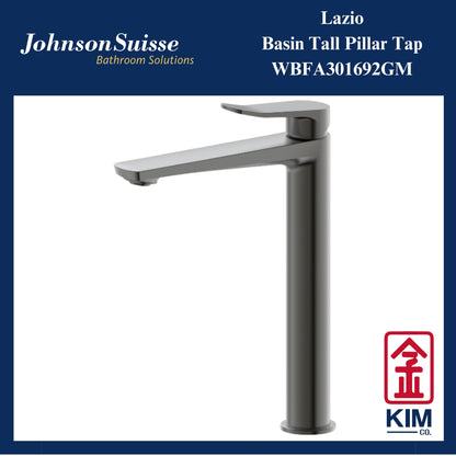 Johnson Suisse Lazio Tall Basin Pillar Tap (Gunmetal) ( WBFA301692GM)
