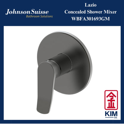 Johnson Suisse Lazio Concealed Shower Mixer (Gunmetal) (WBFA301693GM)