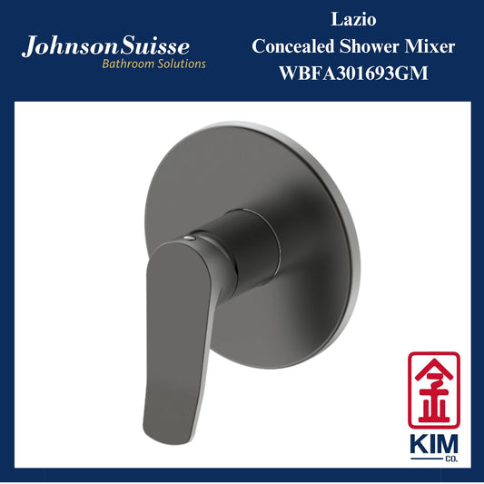 Johnson Suisse Lazio Concealed Shower Mixer (Gunmetal) (WBFA301693GM)
