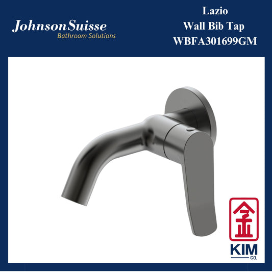 Johnson Suisse Lazio Wall Bib Tap (Gunmetal) (WBFA301699GM)
