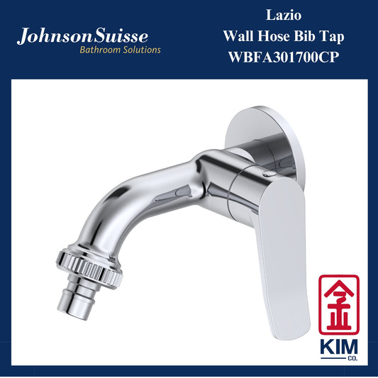 Johnson Suisse Lazio Wall Hose Bib Tap (WBFA3001700CP)