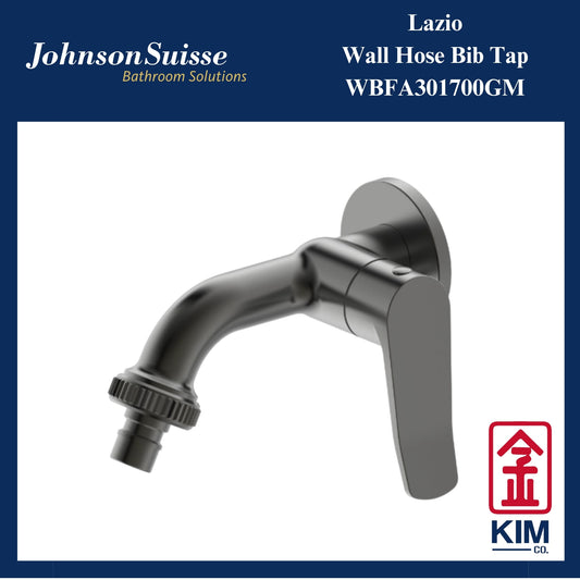 Johnson Suisse Lazio Wall Hose Bib Tap (Gunmetal) (WBFA3001700GM)