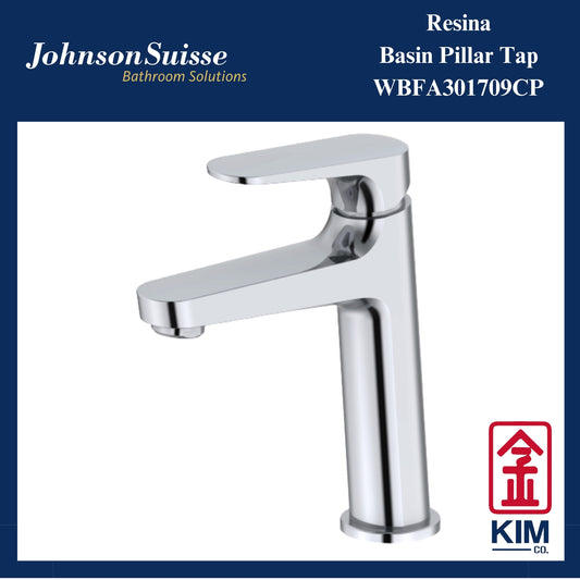 Johnson Suisse Resina Basin Pillar Tap (WBFA301709CP)