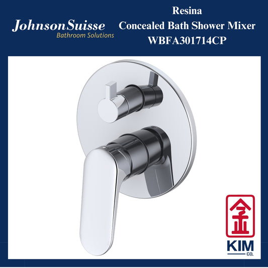 Johnson Suisse Resina Concealed Bath Shower Mixer (WBFA301714CP)