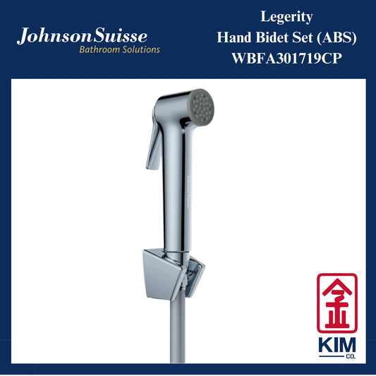 Johnson Suisse Legerity ABS Hand Bidet Cw 1.2m Bidet Hose & Wall Bracket (WBFA301719CP)
