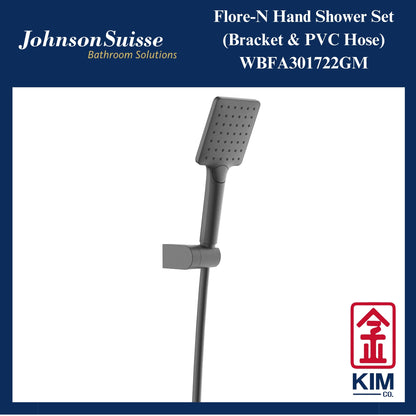 Johnson Suisse Flores-N Hand Shower Set Comewith Bracket (Gunmetal) (WBFA301722GM)
