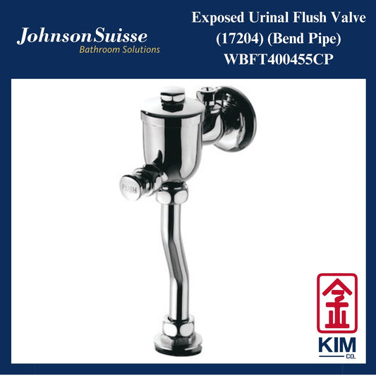 Johnson Suisse Exposed Urinal Flush Valve Cw Bend (WBFT400455CP)