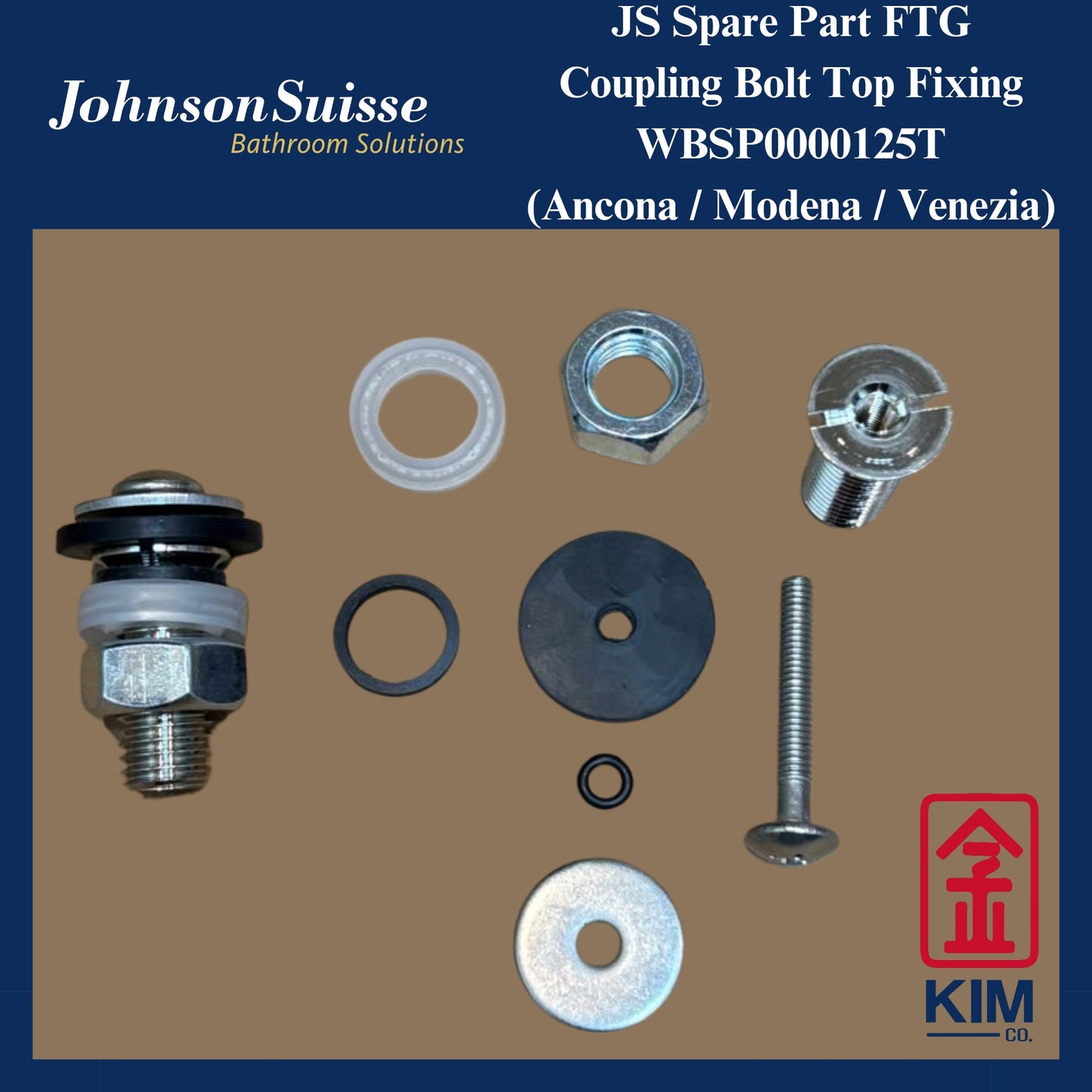 Johnson Suisse Coupling Bolt Top Fixing (WBSP0000125T)