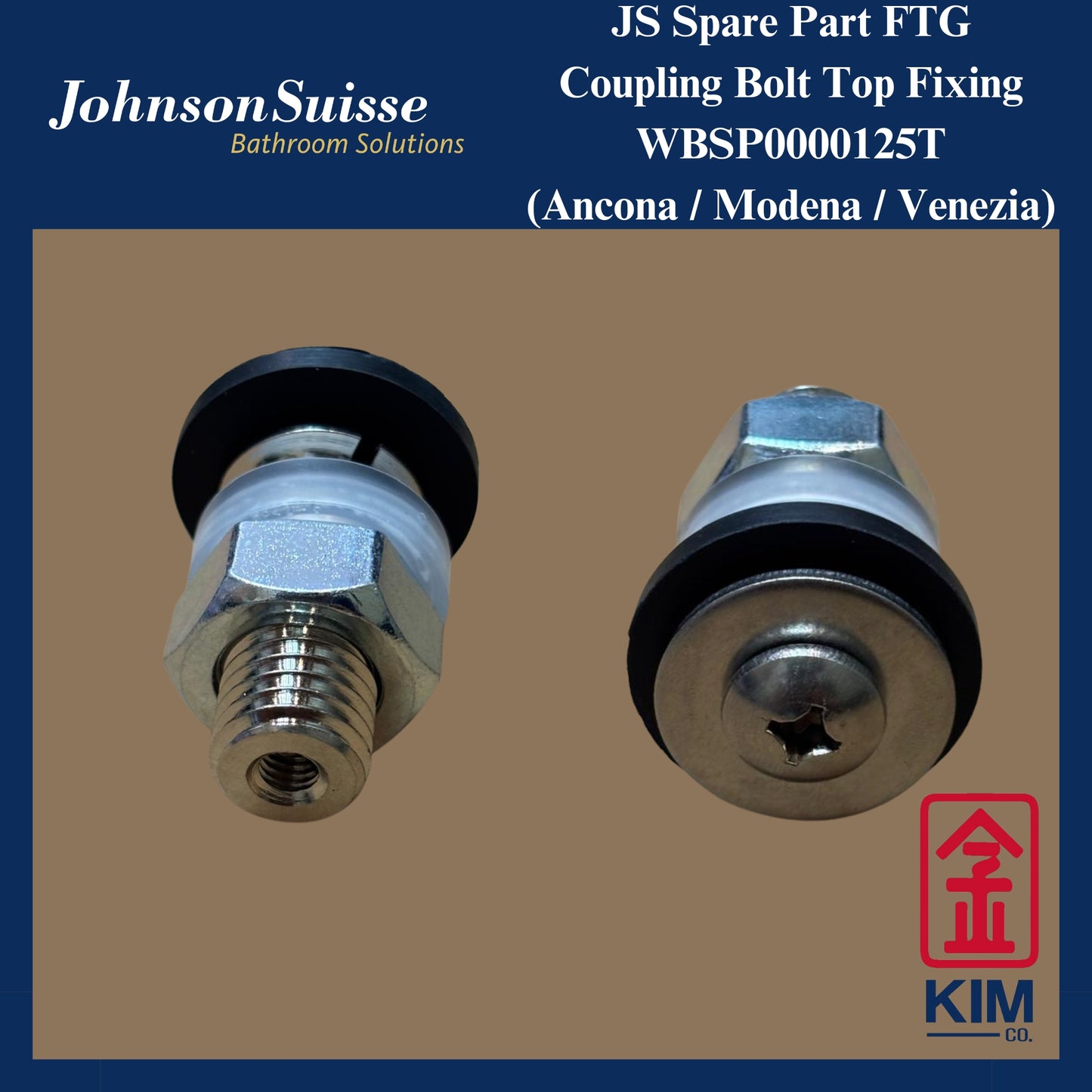 Johnson Suisse Coupling Bolt Top Fixing (WBSP0000125T)