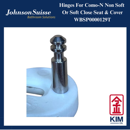 Johnson Suisse Hinges For Como-N Non Soft / Soft Close Seat & Cover (WBSP0000129T)