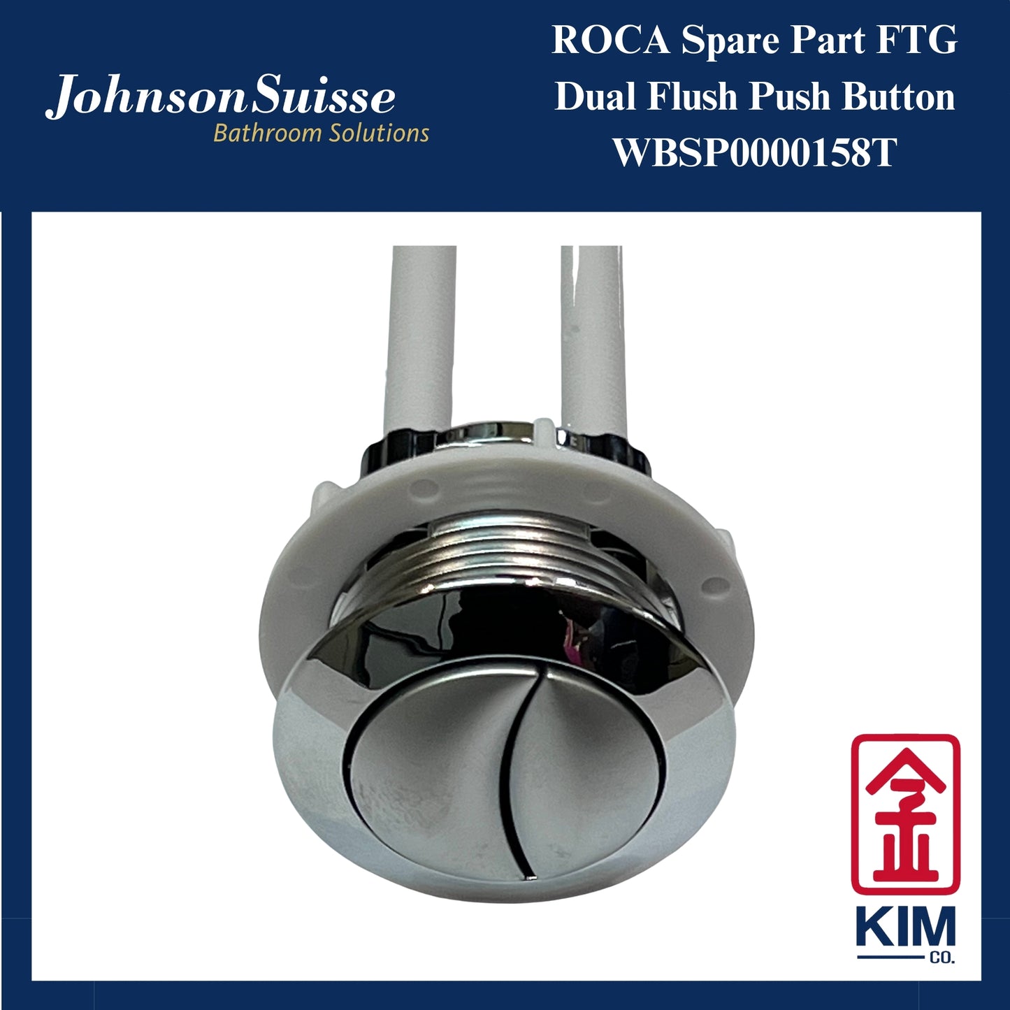 Roca Toilet Cistern 38mm Dual Push Button