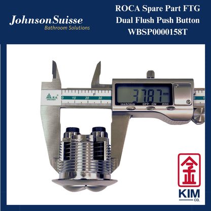 Roca Toilet Cistern 38mm Dual Push Button