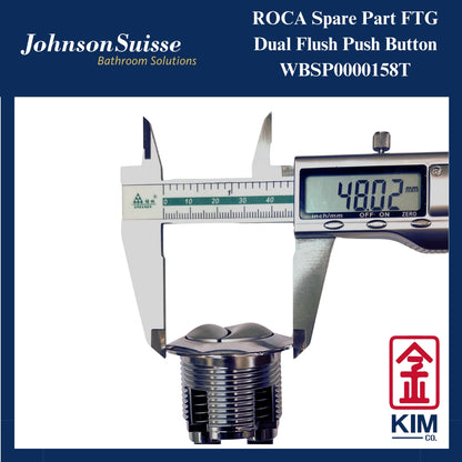 Roca Toilet Cistern 38mm Dual Push Button