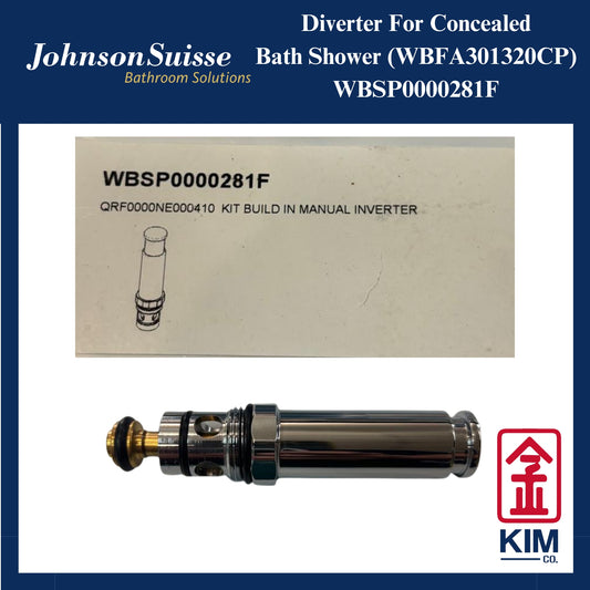 Johnson Suisse Diverter Concealed Bath Shower Mixer (280F) (WBSP0000218F)