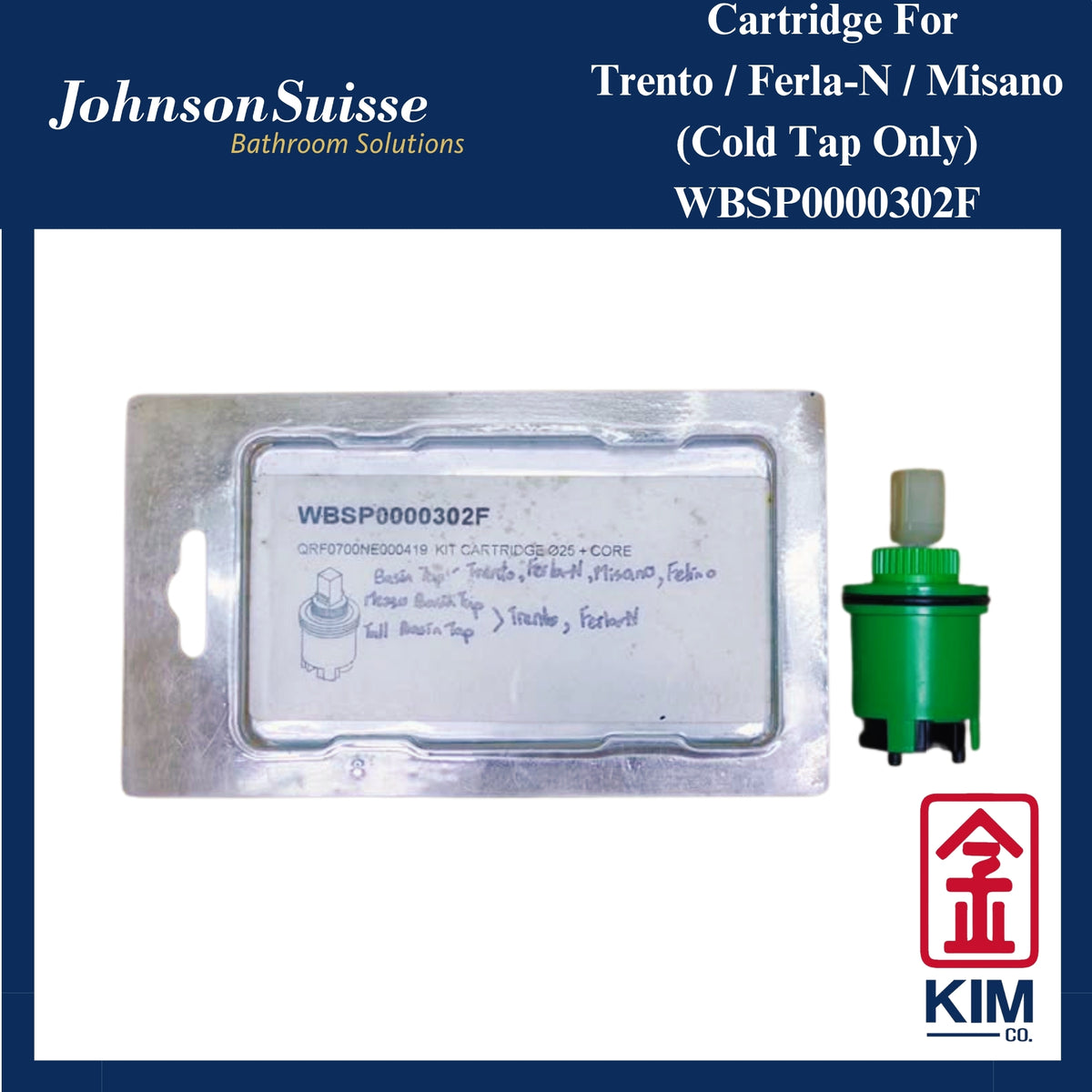 Johnson Suisse Trento & Ferla-N & Misano Cartridge (WBSP0000302F)