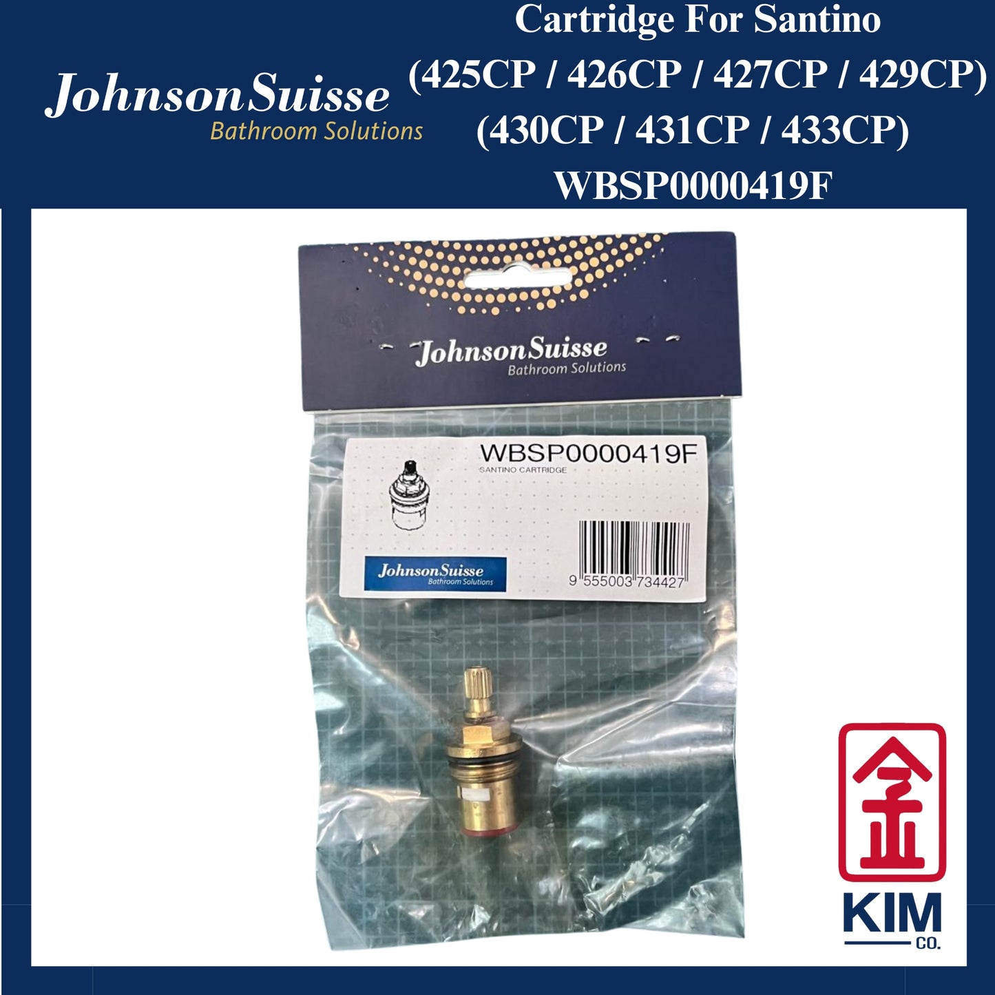 Johnson Suisse Santino Cartridge (WBSP0000419F)