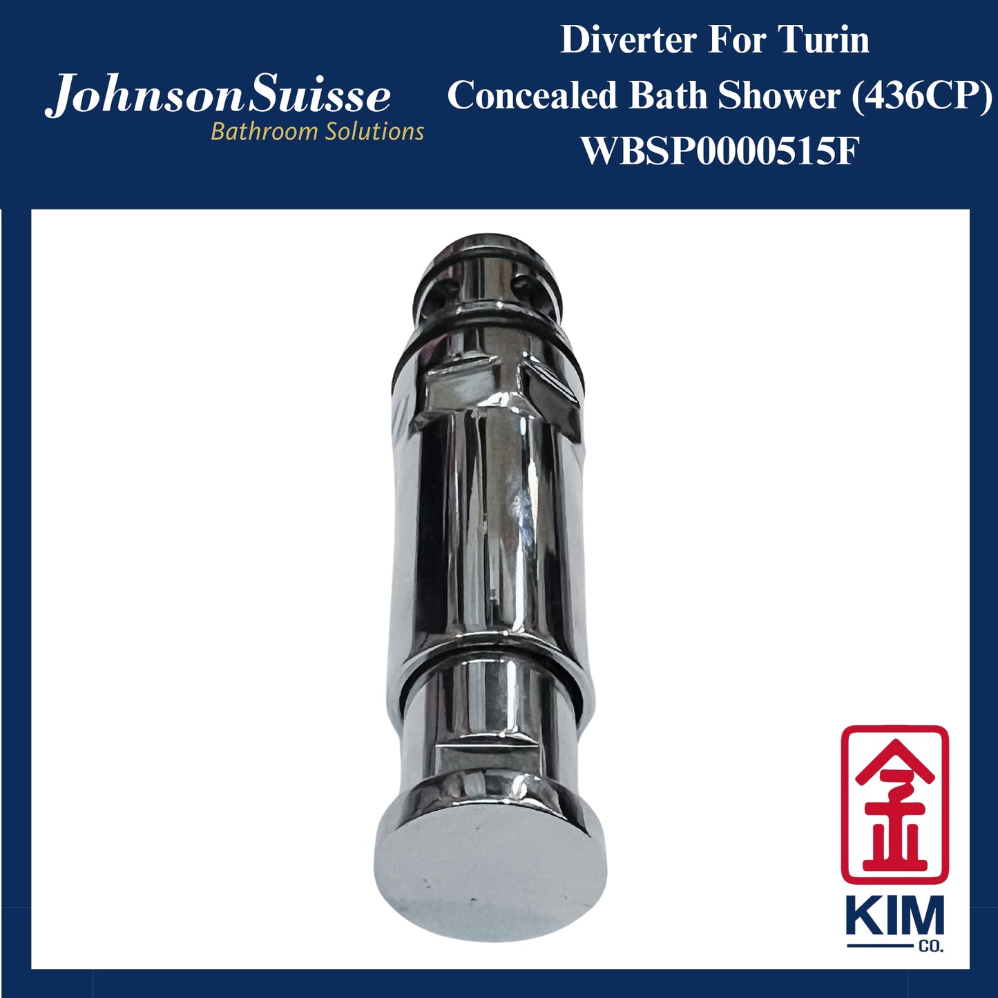 Johnson Suisse Diverter Turin Concealed Bath Shower Mixer (WBSP0000515F)